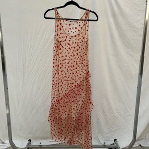 Zara Sheer Polka Dot Dress